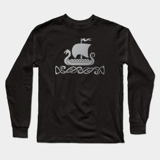 Dragon Boat - Silver Grey Long Sleeve T-Shirt